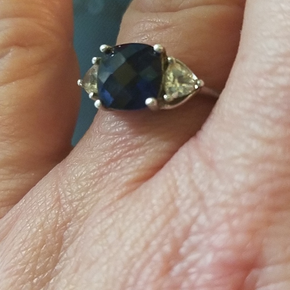 EMA Sterling Rhinestone Ring